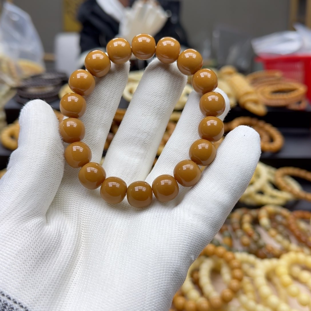 【闪购商品】菩提根/象牙果手串刺*13珑珠 11年 鬼工