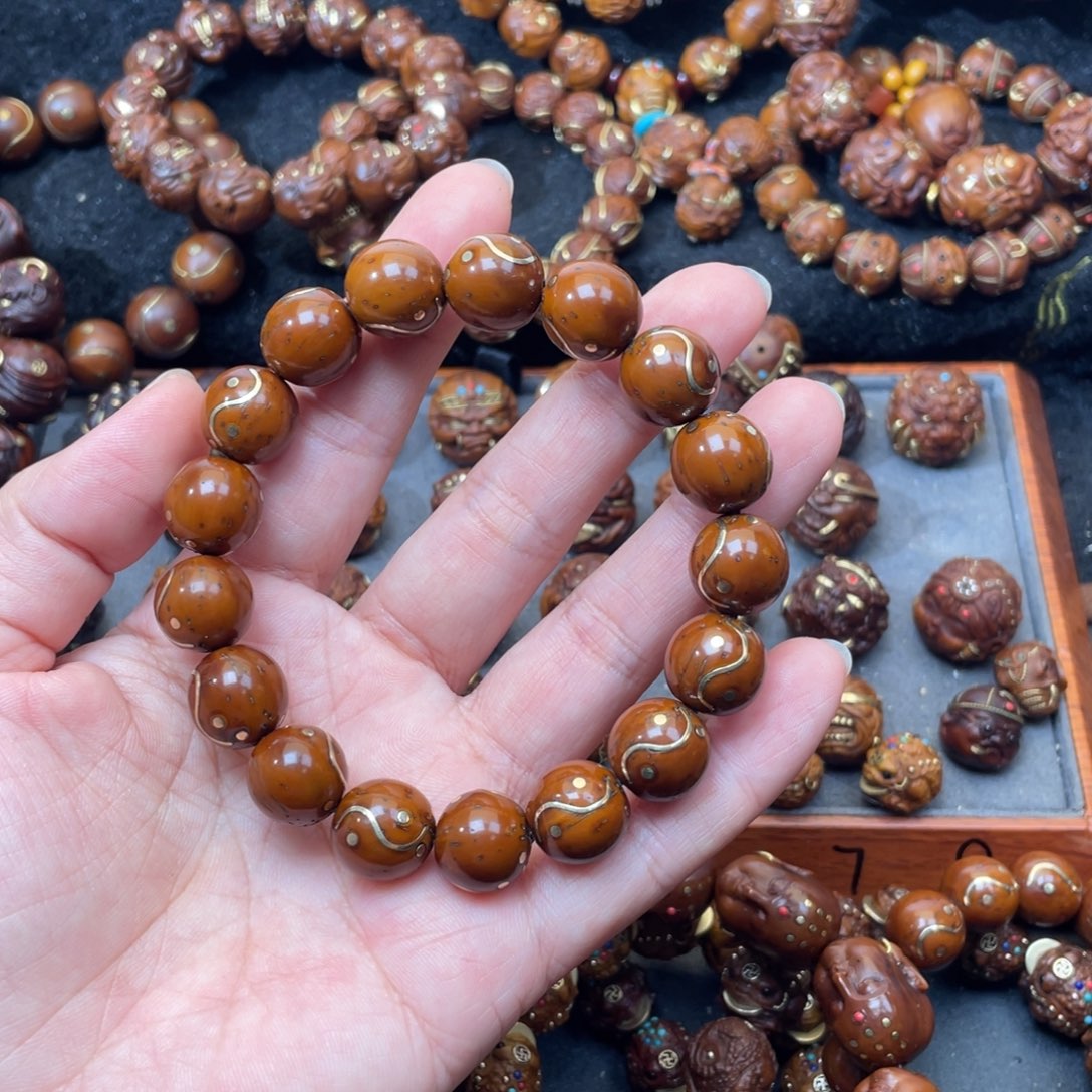 江***恙紫金鼠吊坠13太极手串