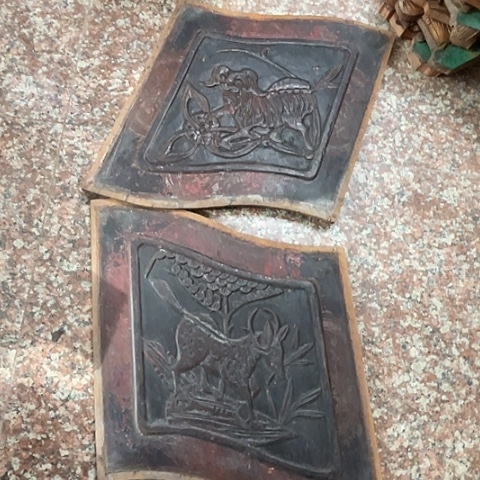 乌***王香榧木木雕木头木头2片4 0