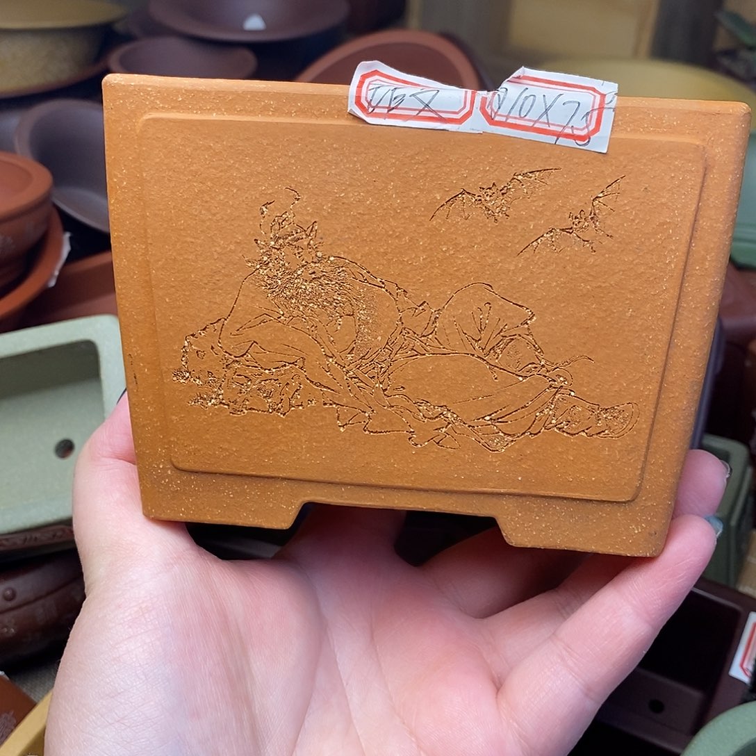 琉璃手工艺品宜兴紫砂精品花盆