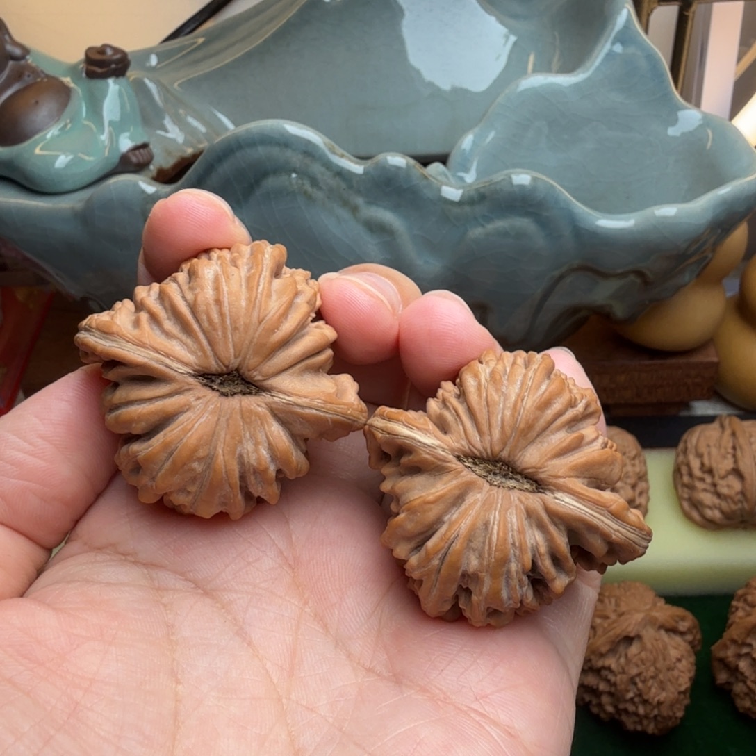 核桃文玩核桃吊坠四座楼43