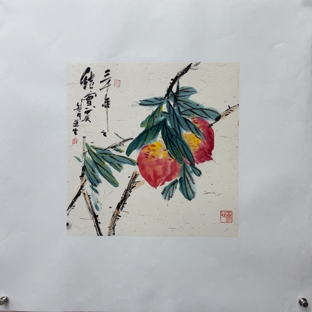 国画艺术家真人手绘