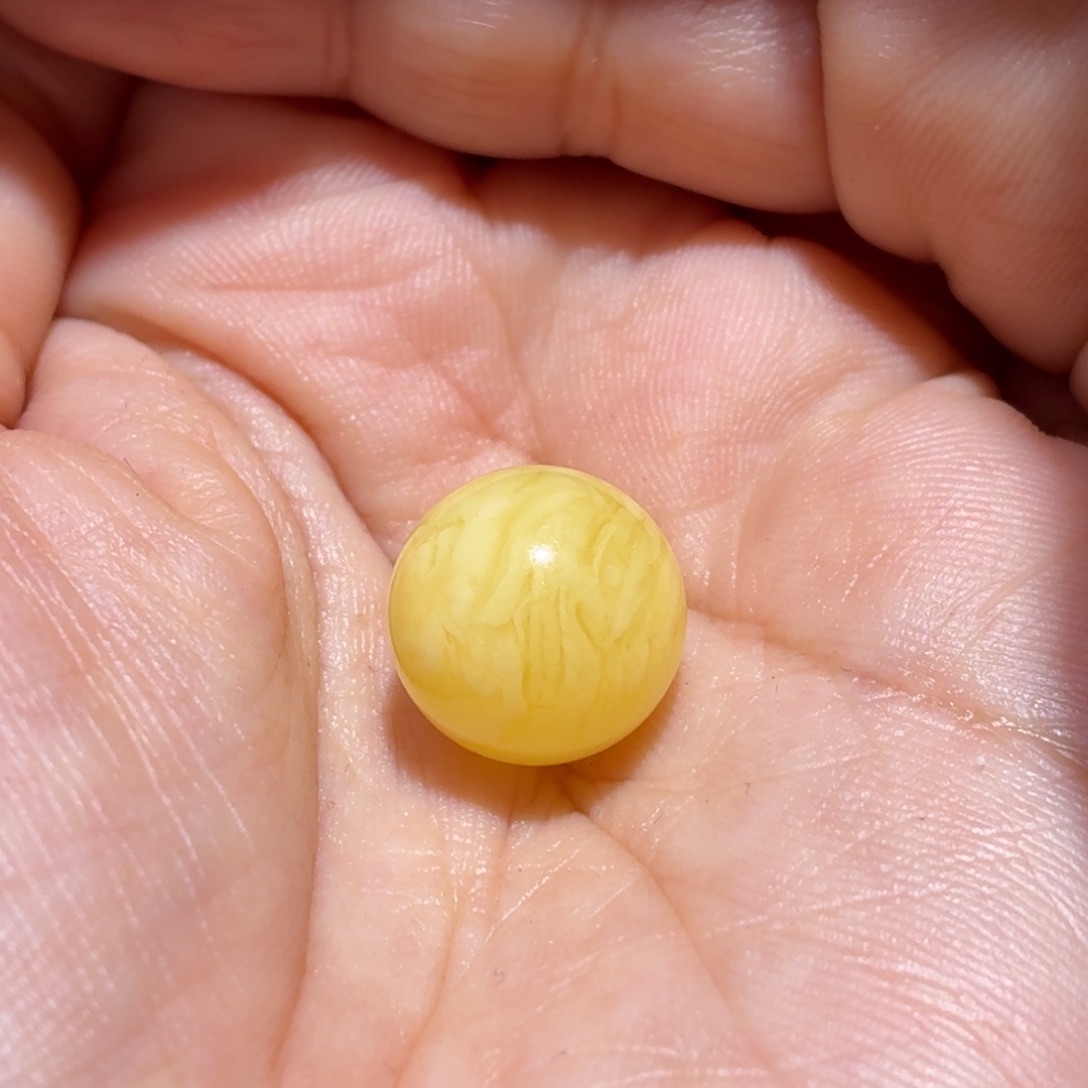 念***行琥珀未镶嵌珠宝奇石13圆珠