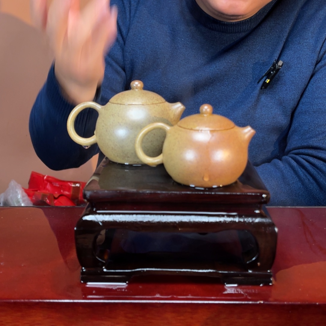 紫砂茶壶高端150cc，80cc段泥西施一对