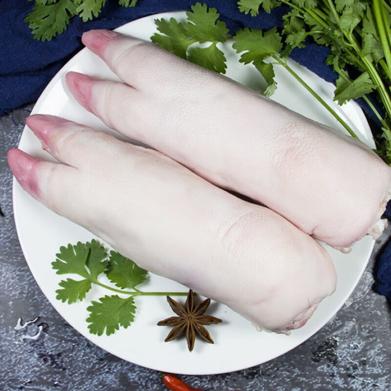 整个的，5斤，新鲜农家猪蹄大土猪前蹄带筋