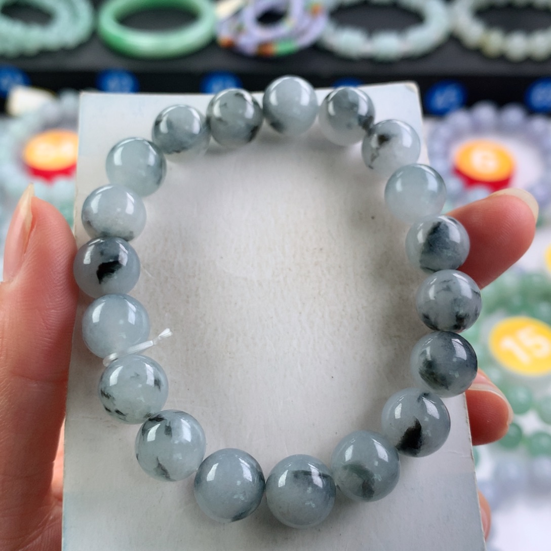 翡翠未镶嵌手链卡10.3