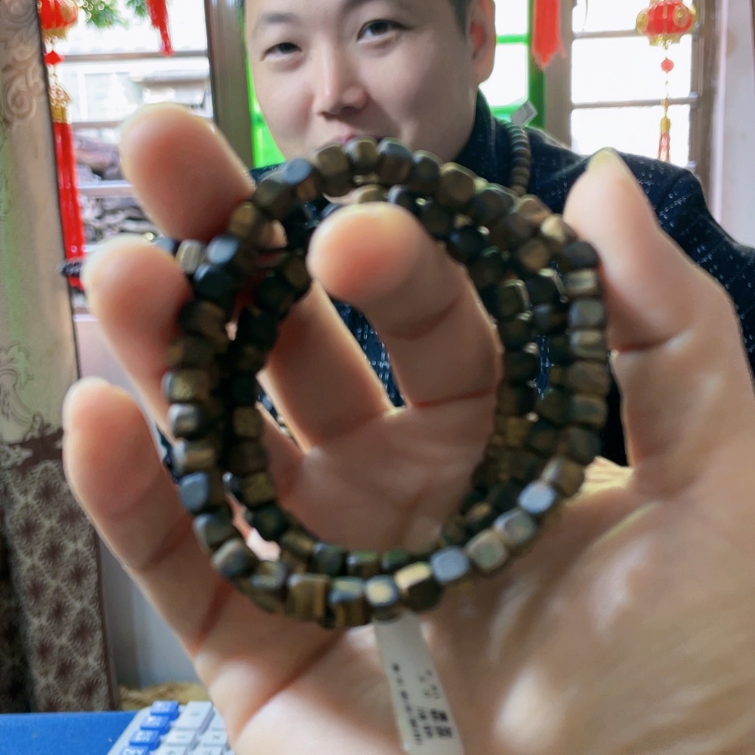 沉香手串棋楠白露方珠长串0.5/14克多样性发一