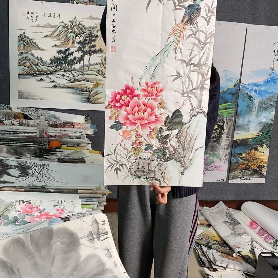 国画手写手绘国画作品79