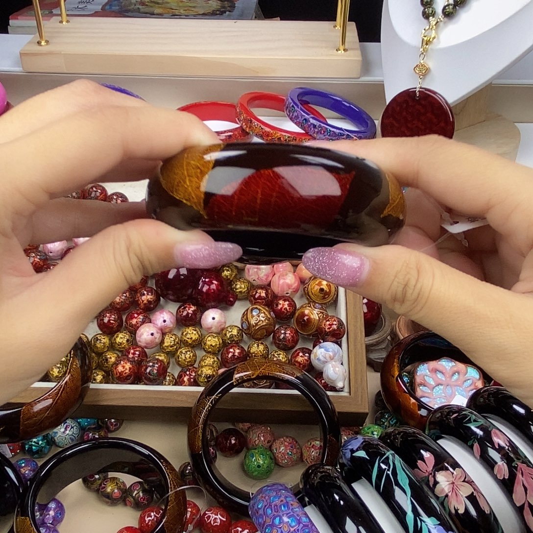 3***恒山屿大漆轮胎手镯……