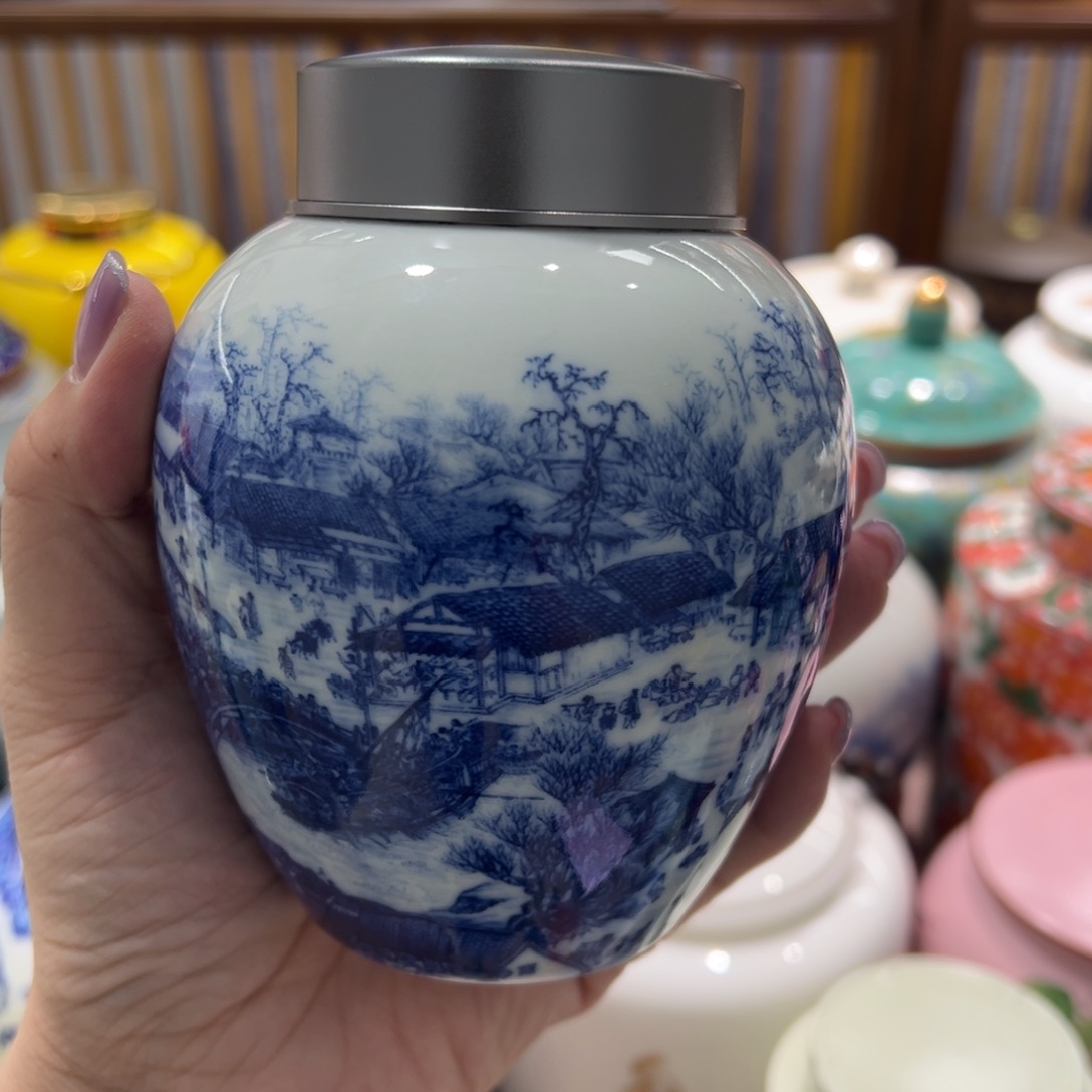 陶瓷密封罐茶叶罐