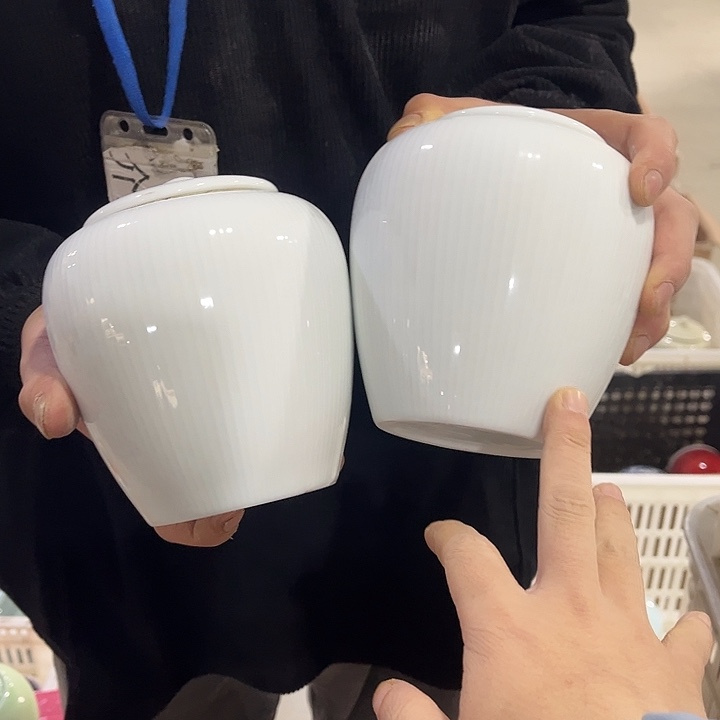 摆件陶瓷茶叶罐密封罐家用