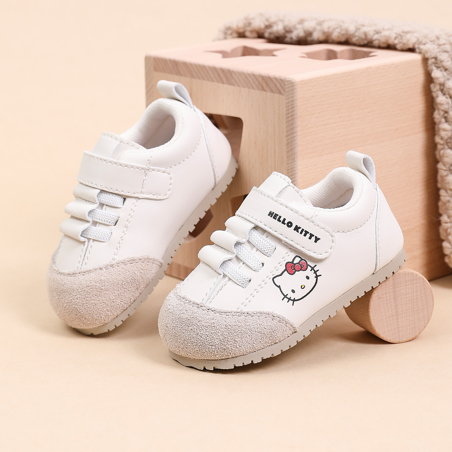 HELLO KITTY/凯蒂猫正版联名2025秋季小童学步鞋儿童运动鞋