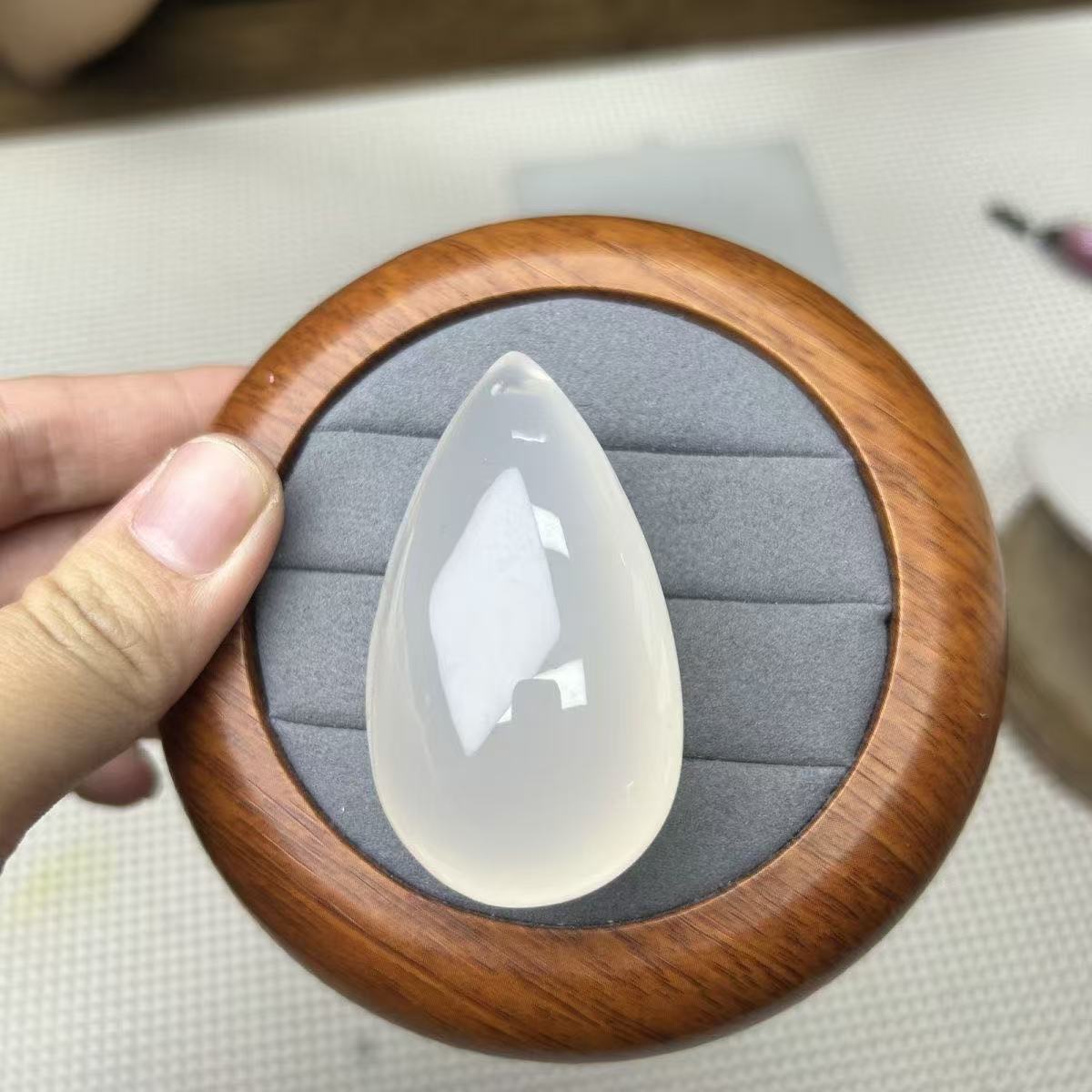 非金属仿水晶吊坠 吊坠 海云母大水滴