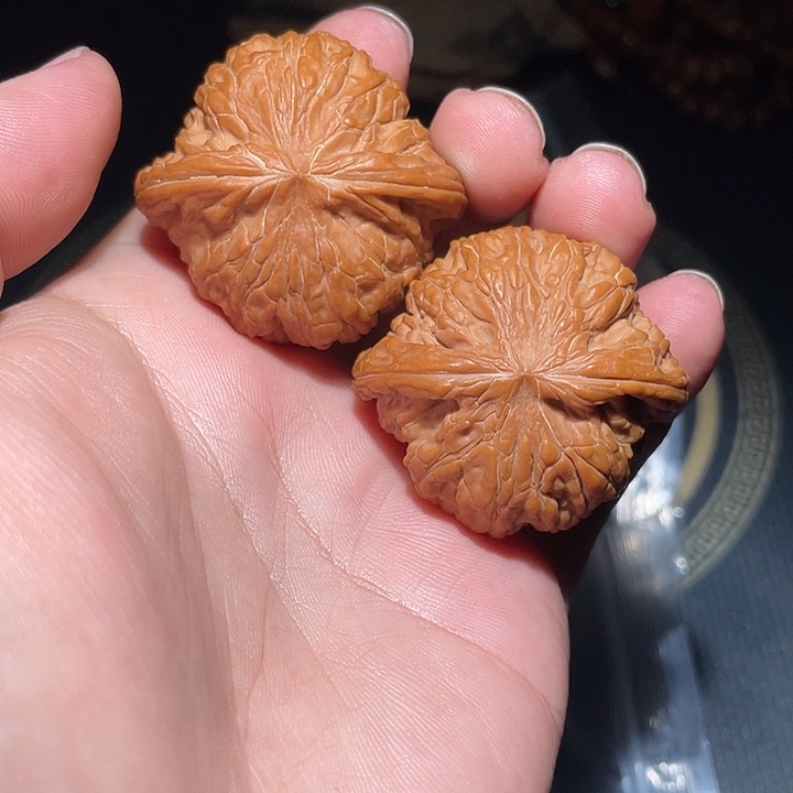 灯***戏吊坠文玩核桃43尺寸磨盘