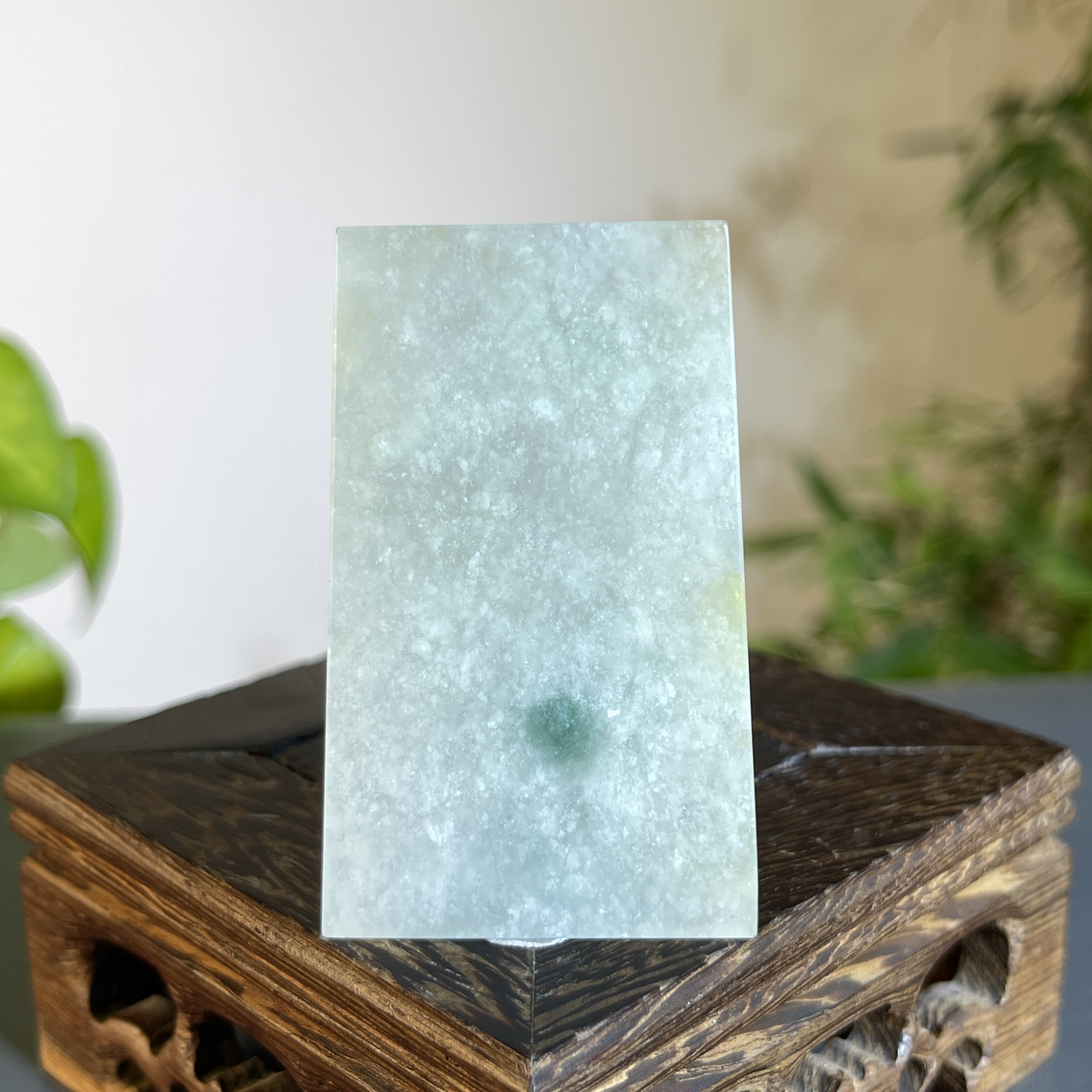 JTW12-56 天然缅甸A货翡翠 无事牌