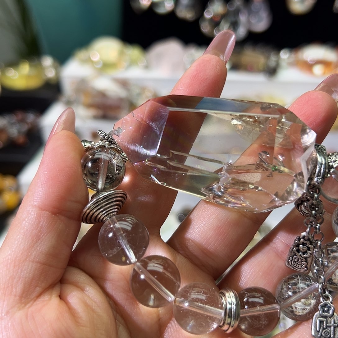 合金手链水晶九****I手串