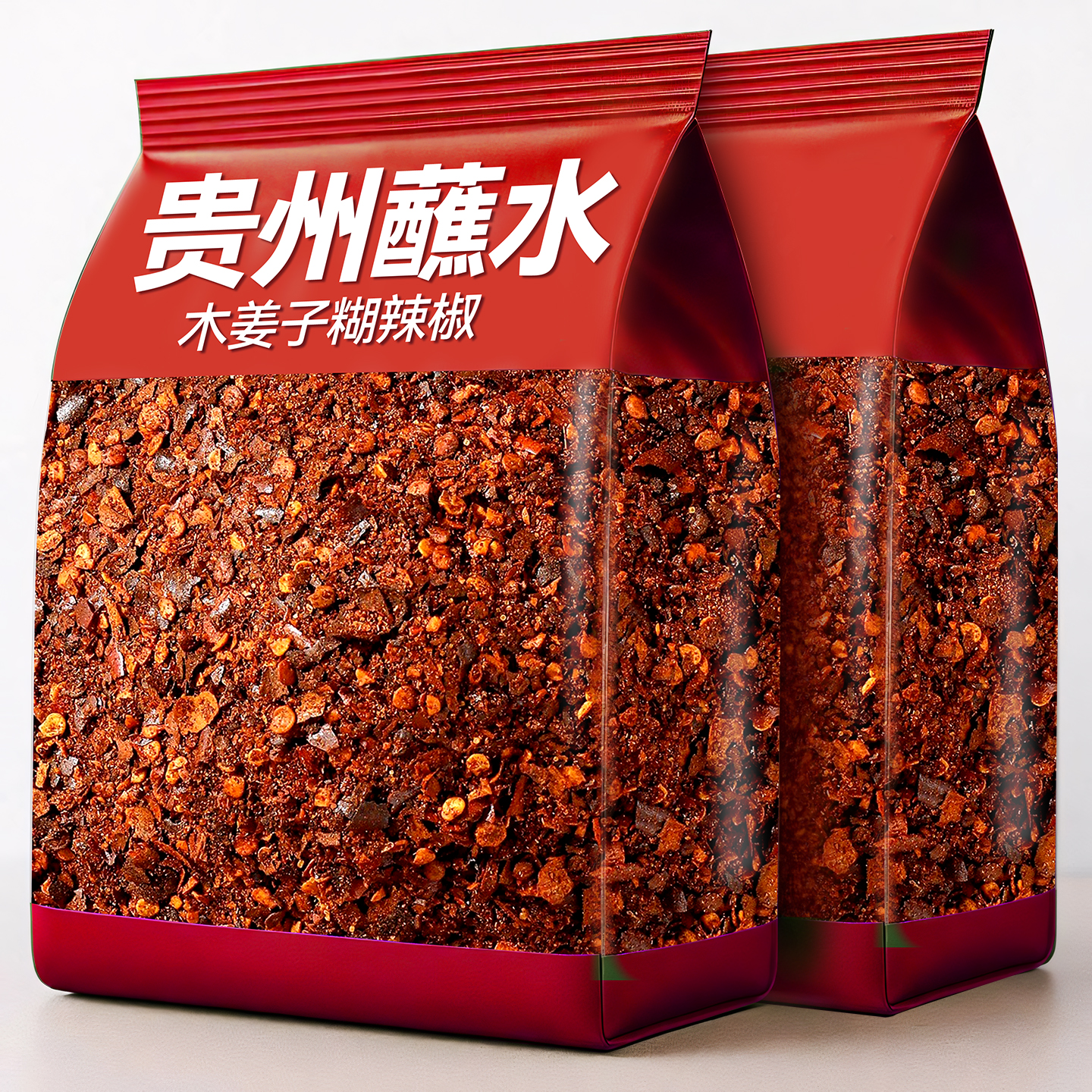 贵州蘸水特产手搓柴火胡辣椒面木姜子糊辣椒微辣特辣火锅调味料