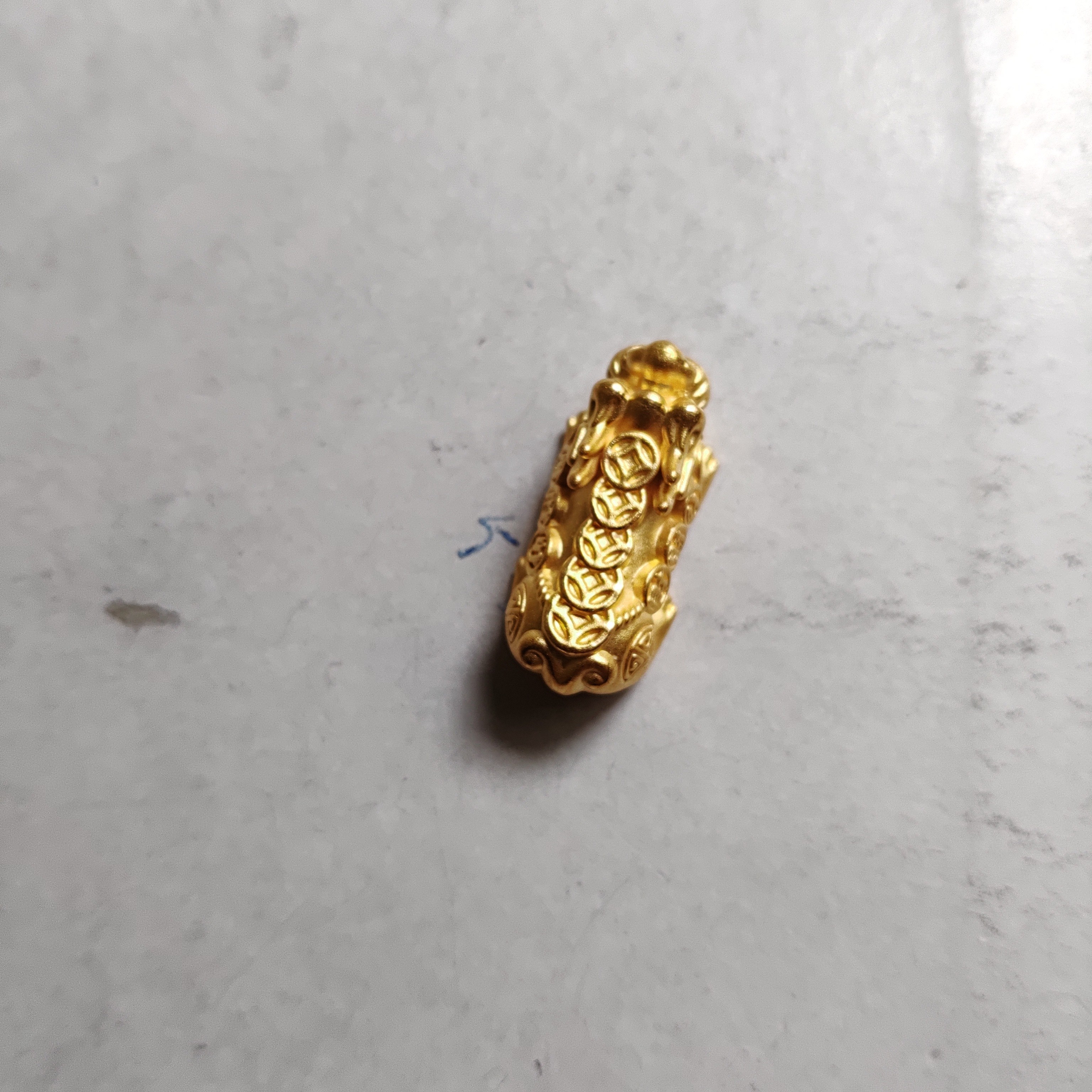 金元宝足金999貔貅珠子首饰
