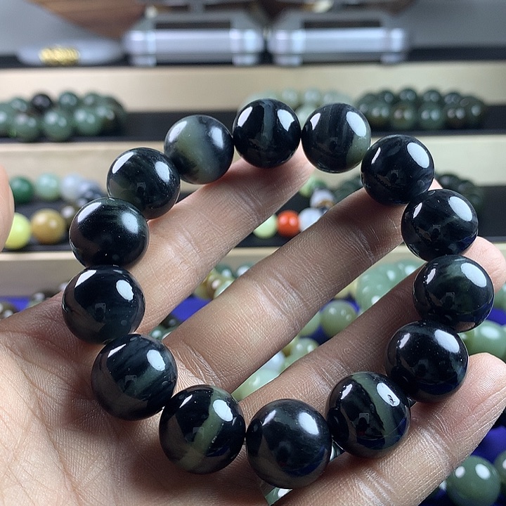 和田玉手串未镶嵌B****R