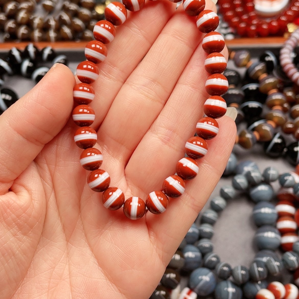 【闪购商品】合金玛瑙/玉髓珠宝半成品N****妆