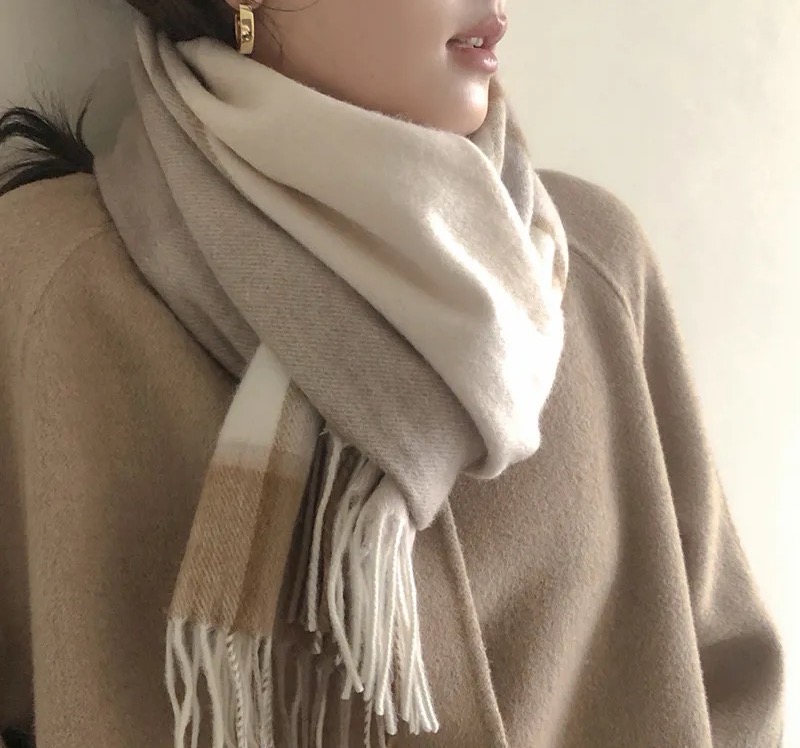 高级饰风马蹄围巾