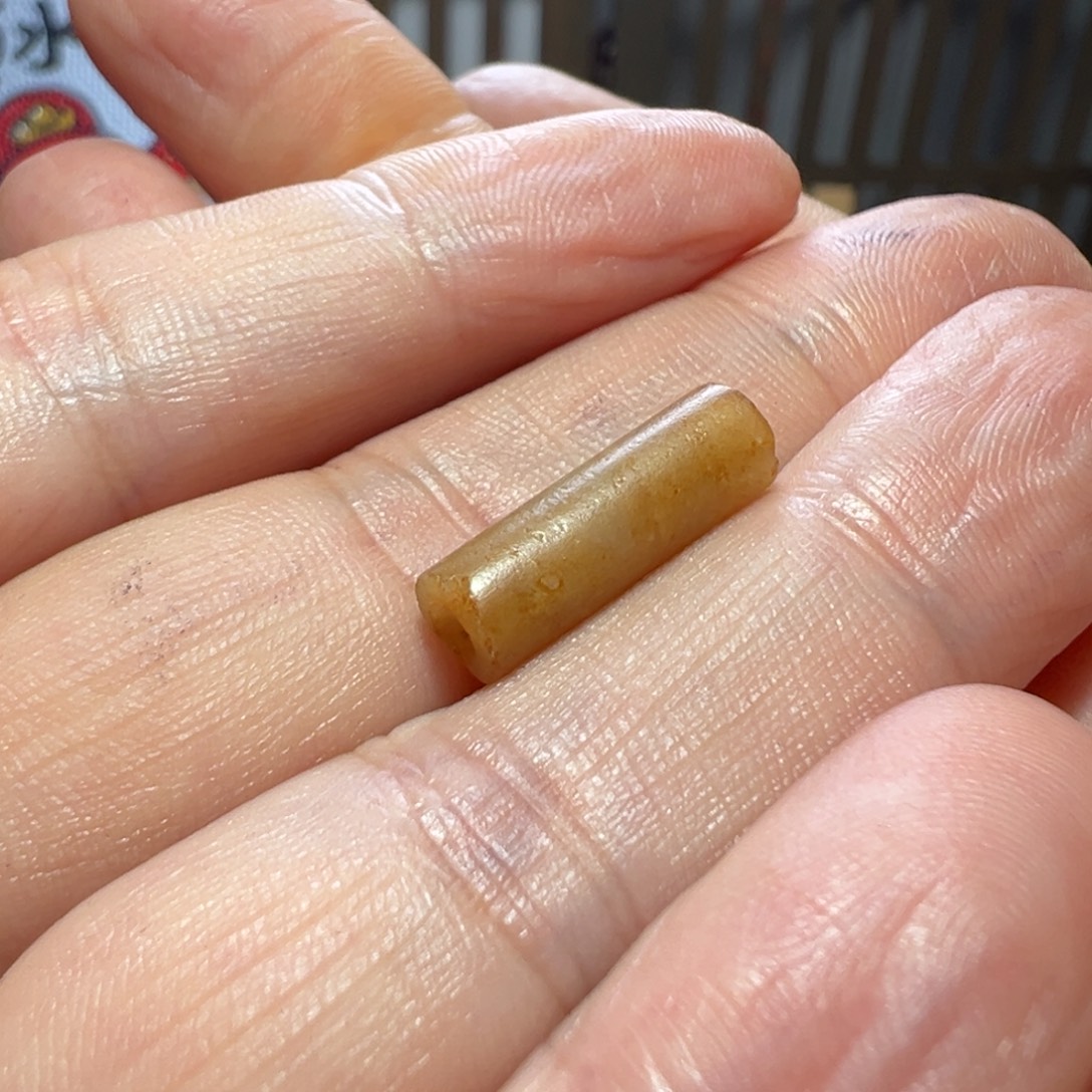 佛***鼠和田玉未镶嵌颈饰