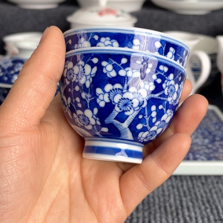 G*景德镇陶瓷杯子一对