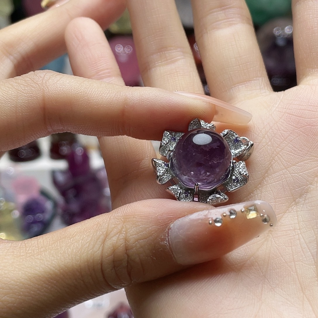 加***冰水晶未镶嵌珠宝半成品128