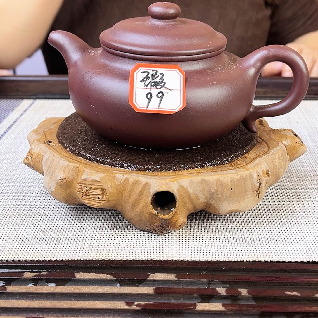 紫砂茶壶宜兴紫砂紫泥280c c