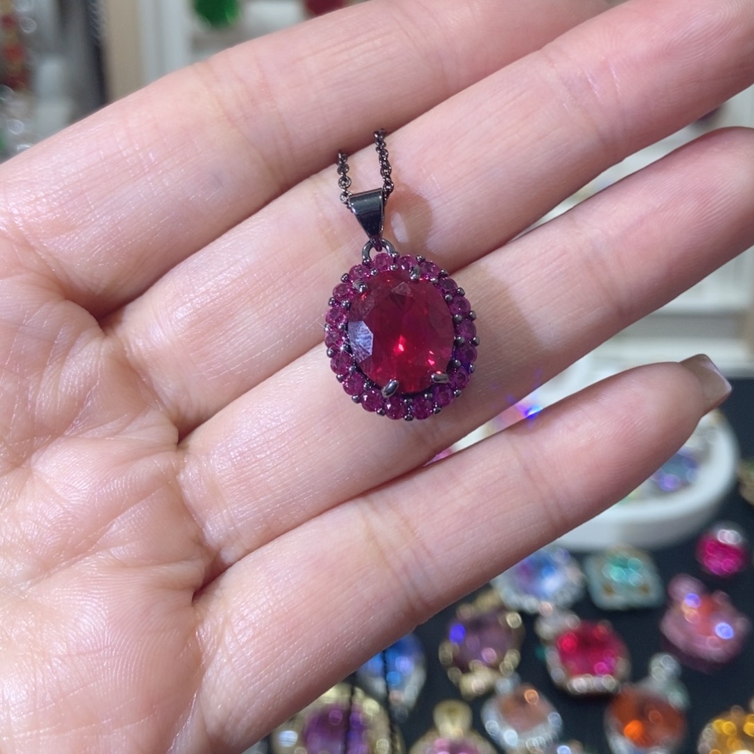 66锆石（处理）吊坠