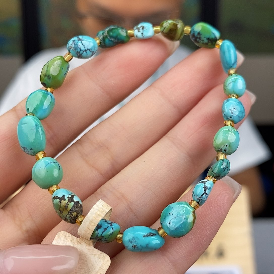 未镶嵌绿松石珠宝奇石