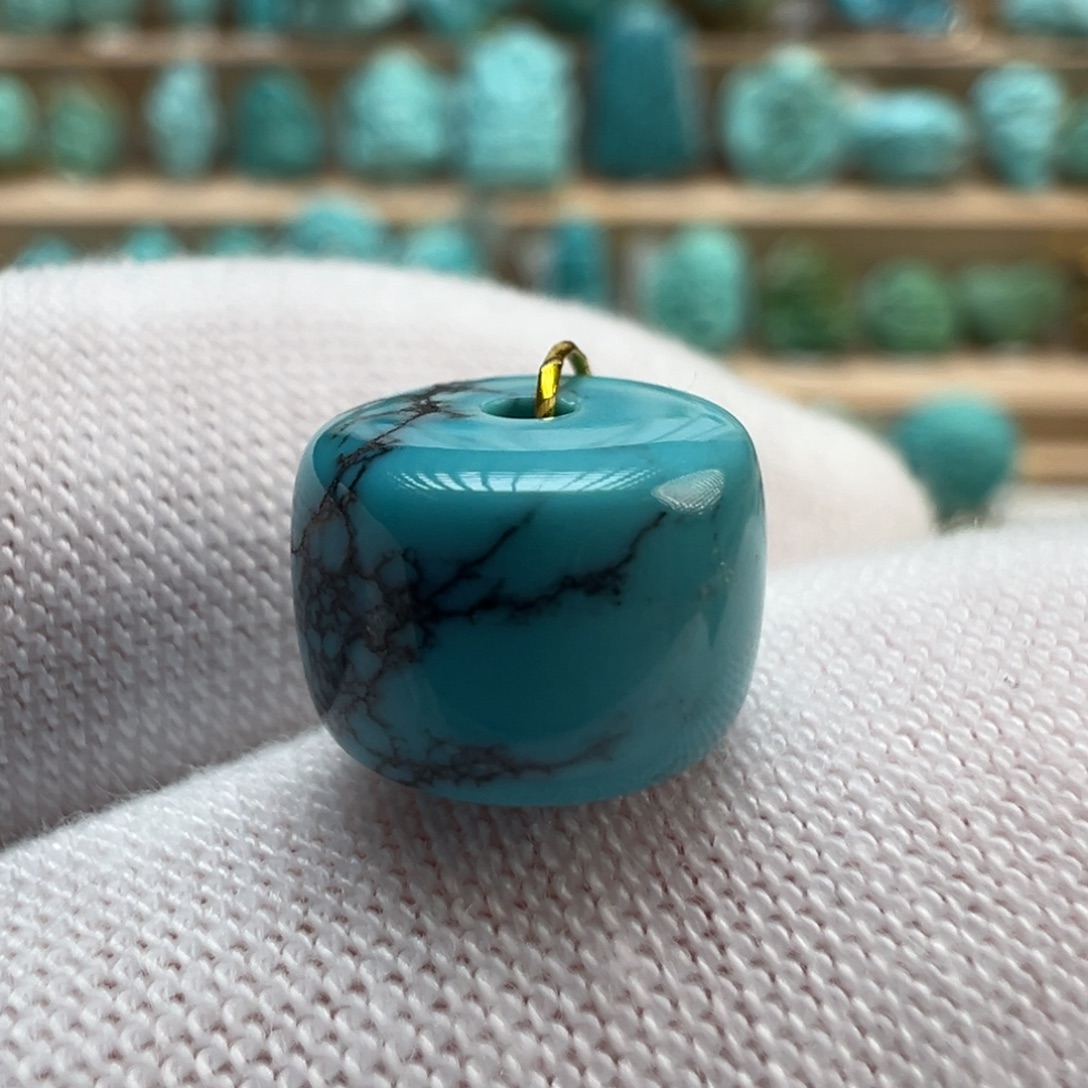 绿松石未镶嵌配饰9.6*6.9