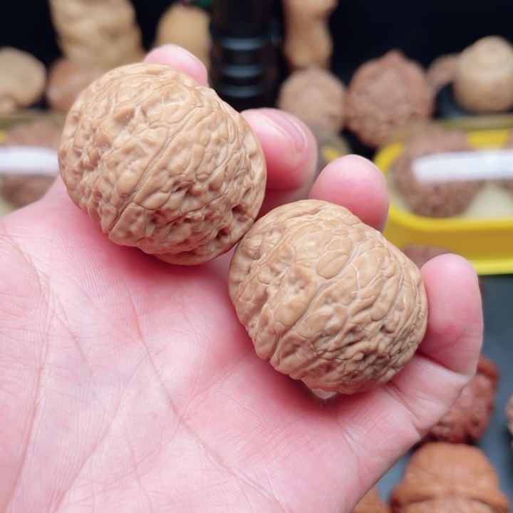 文玩核桃把件乾隆磨38×40×31