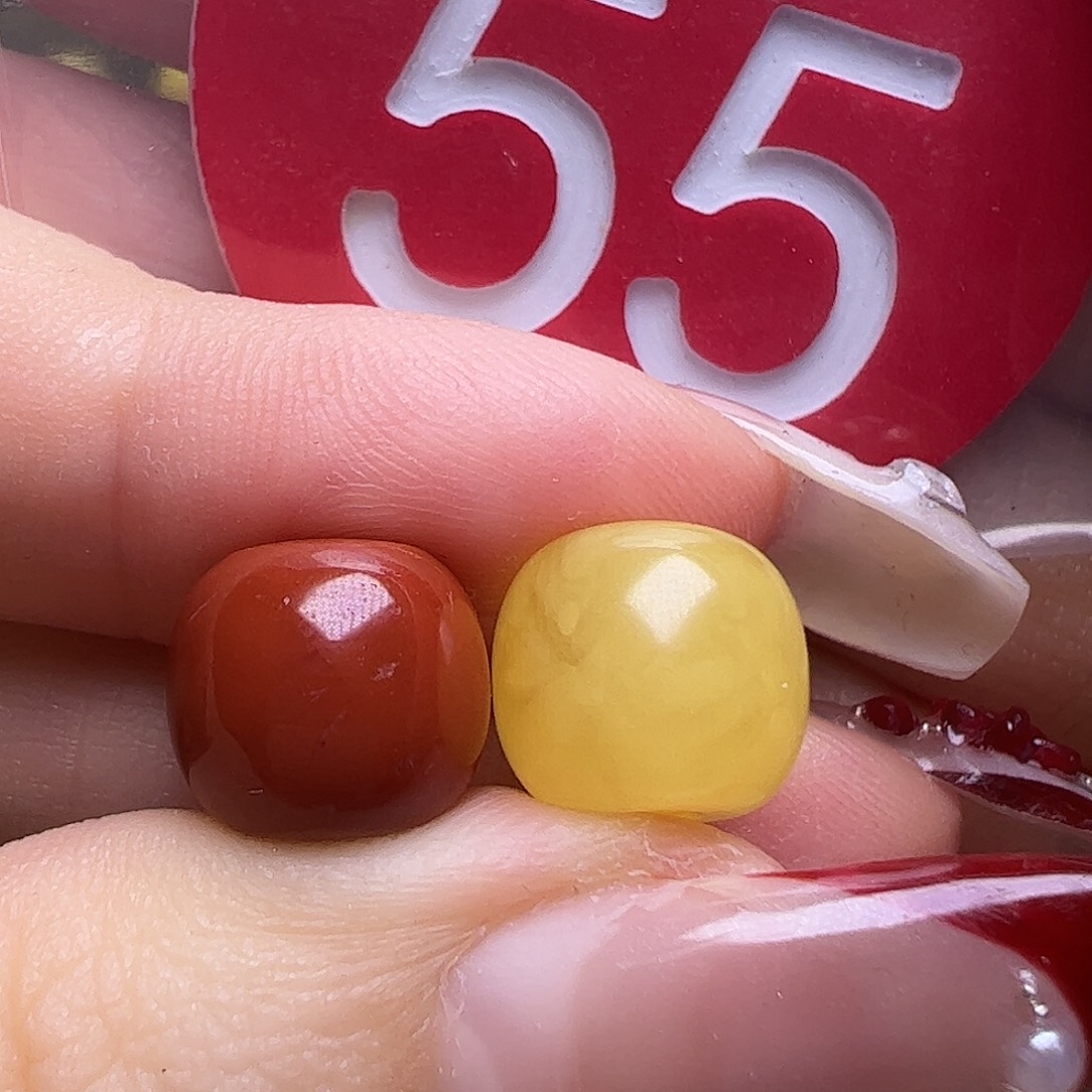 蜜蜡未镶嵌珠宝奇石9.5mm老型