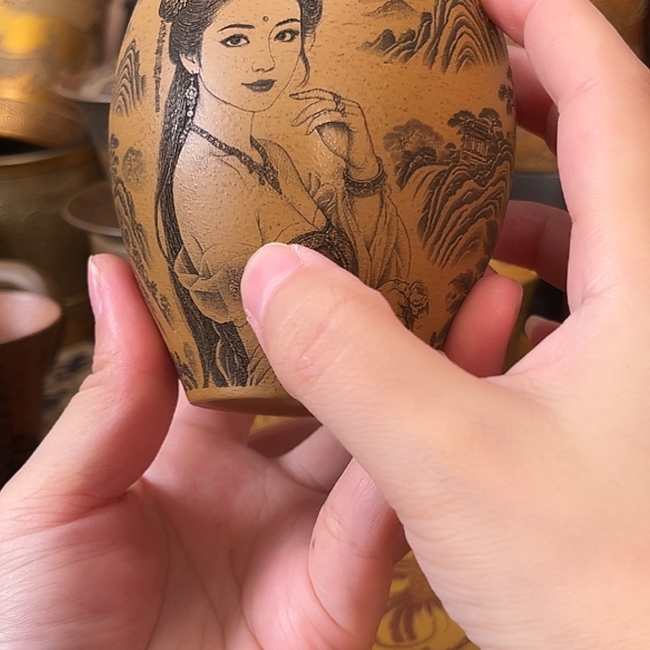 茶杯紫砂宜兴紫砂茶杯正品