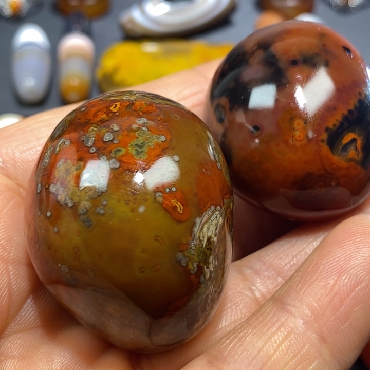 T***甜玛瑙/玉髓未镶嵌挂件