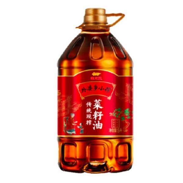金龙鱼外婆乡小榨传统现榨菜籽油5L