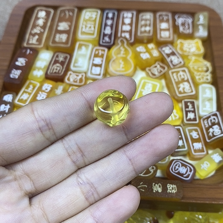 吊坠橄榄核蜂蜜罐36