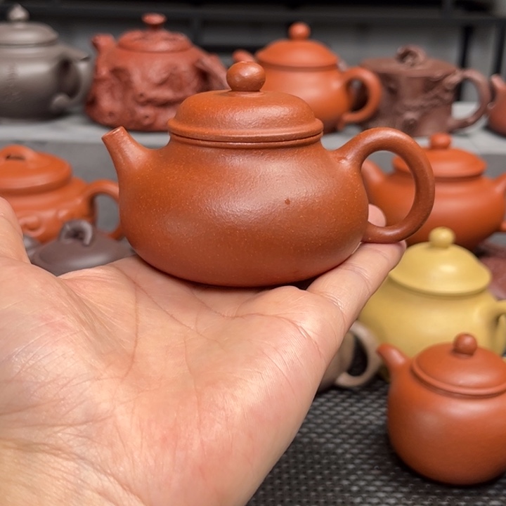 紫砂茶壶紫砂艺术茶具套装红降坡