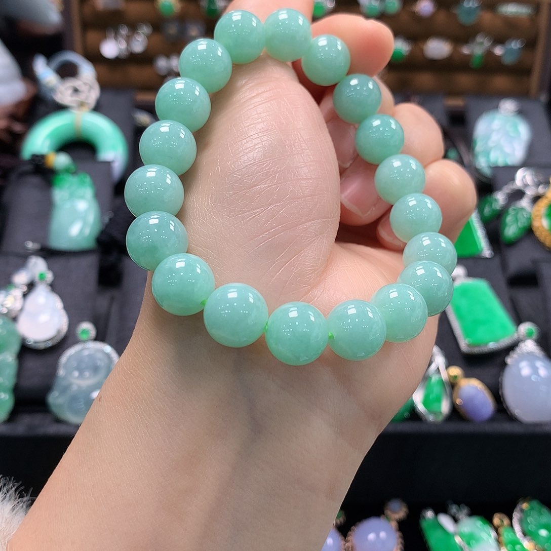 翡翠手链未镶嵌用****9手链