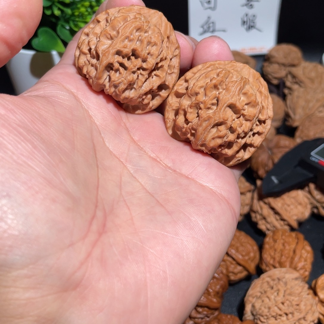 文玩核桃把件42苹果园