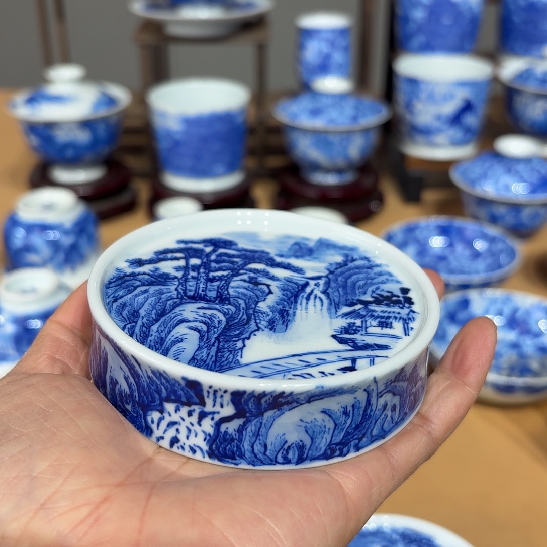 ****]景德镇纯手绘盖置