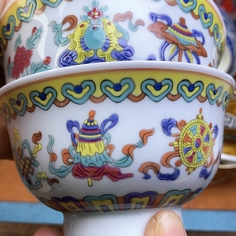 景德镇陶瓷藏式茶碗