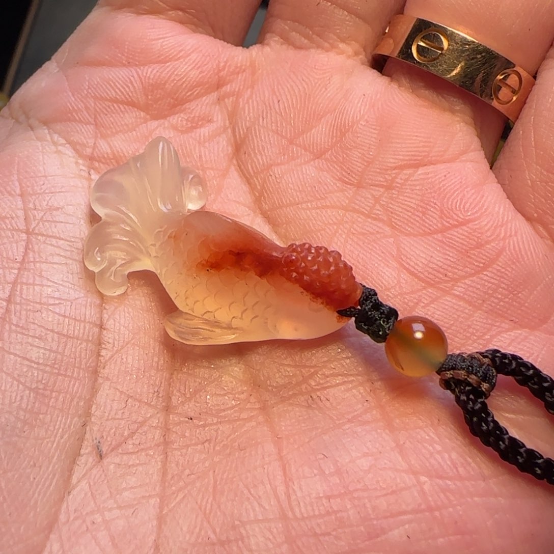 寿山石水洞高山如鱼得水