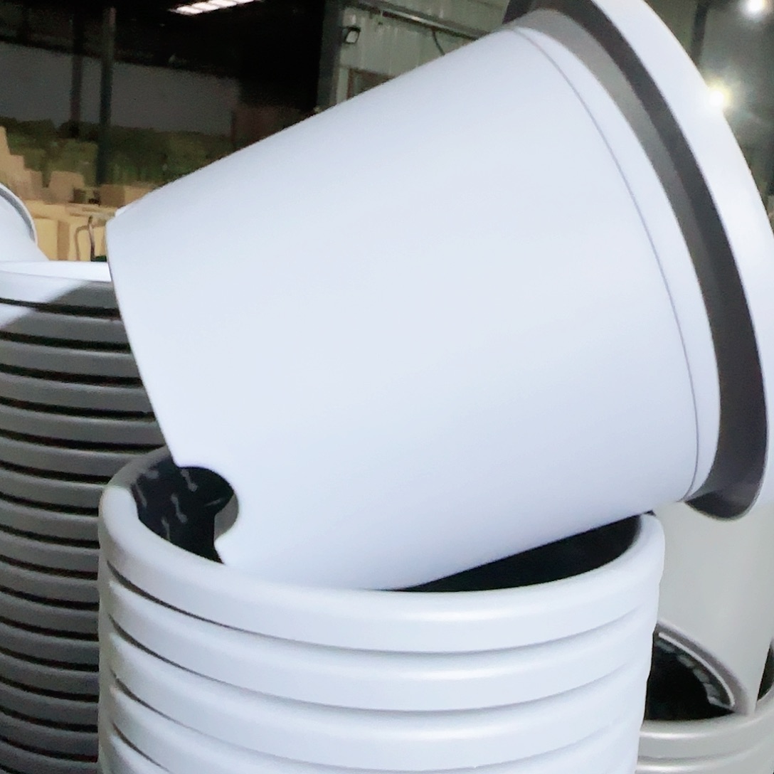 树脂四季盆5#无拖雾霾蓝6