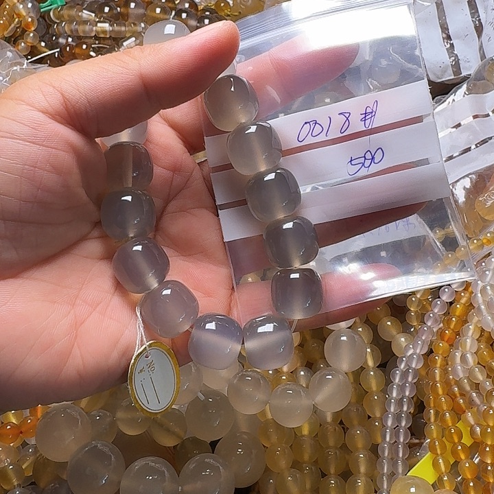 知***还玛瑙/玉髓颈饰未镶嵌0018