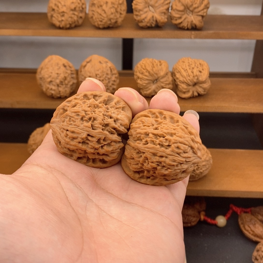 文玩核桃把件39拉丝南疆石