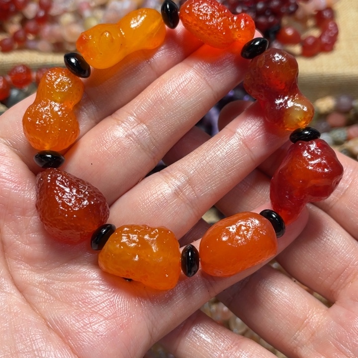 玛瑙/玉髓合金手链