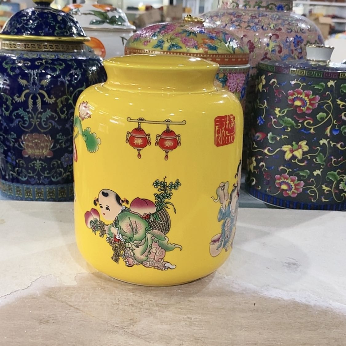 【闪购商品】罐茶叶罐陶瓷茶叶罐