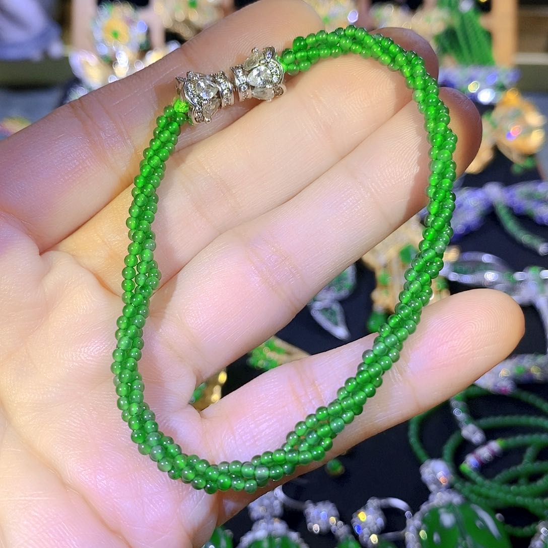 吊坠(不含链)银S925镶嵌翡翠